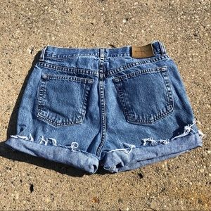 Vintage CK Distressed Cutoff Jean Shorts Size 8